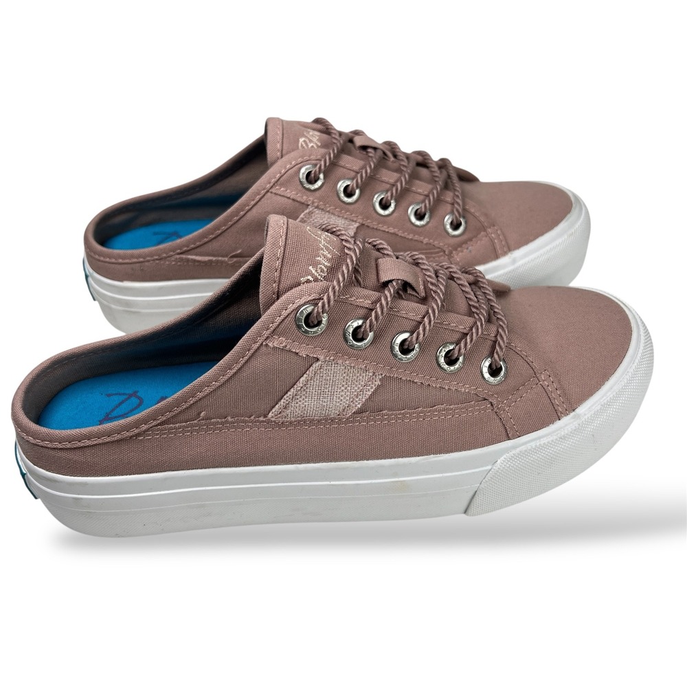 Women’s Casual Mauve Slip-On Platform Sneakers